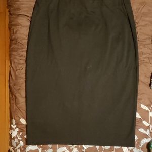 Lane Bryant Black Pencil Skirt